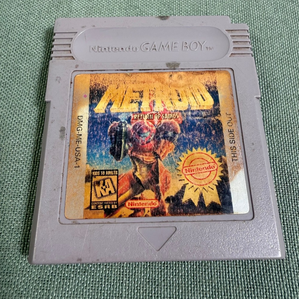 Metroid II Return of Samus Nintendo Game Boy DMG-ME-USA-1 Tested Working
